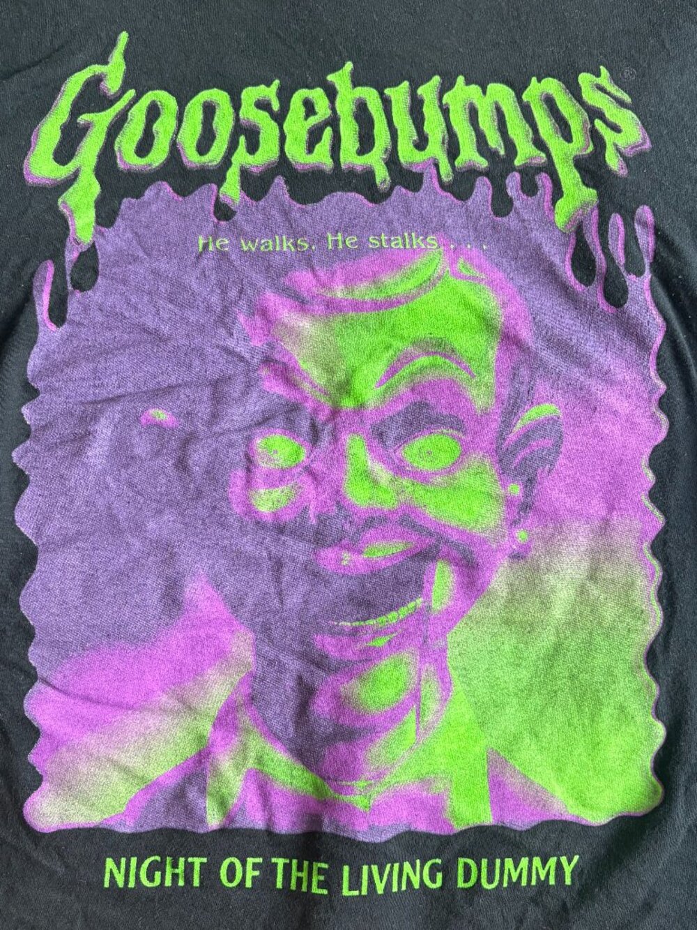 Goosebumps "Night of the Living Dummy" Graphic Tee